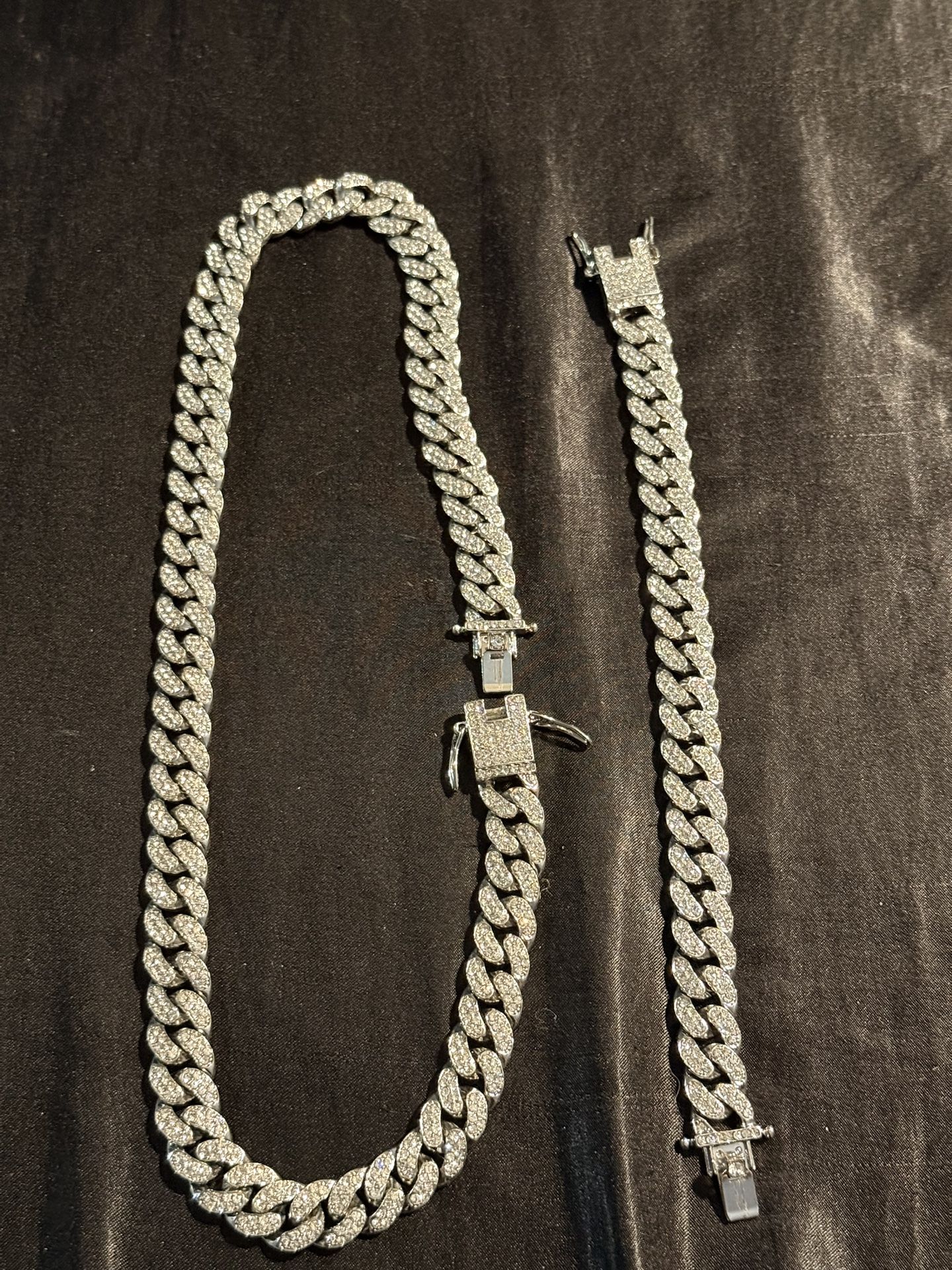 Iced Out Chain & Bracelet