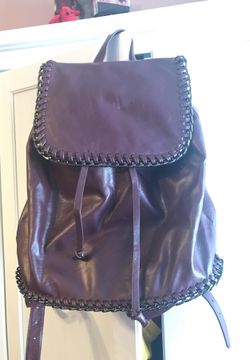 Purple backpack