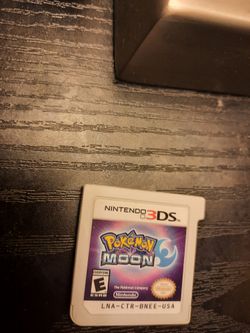 Pokémon Moon Nintendo 3DS Game Cartridge