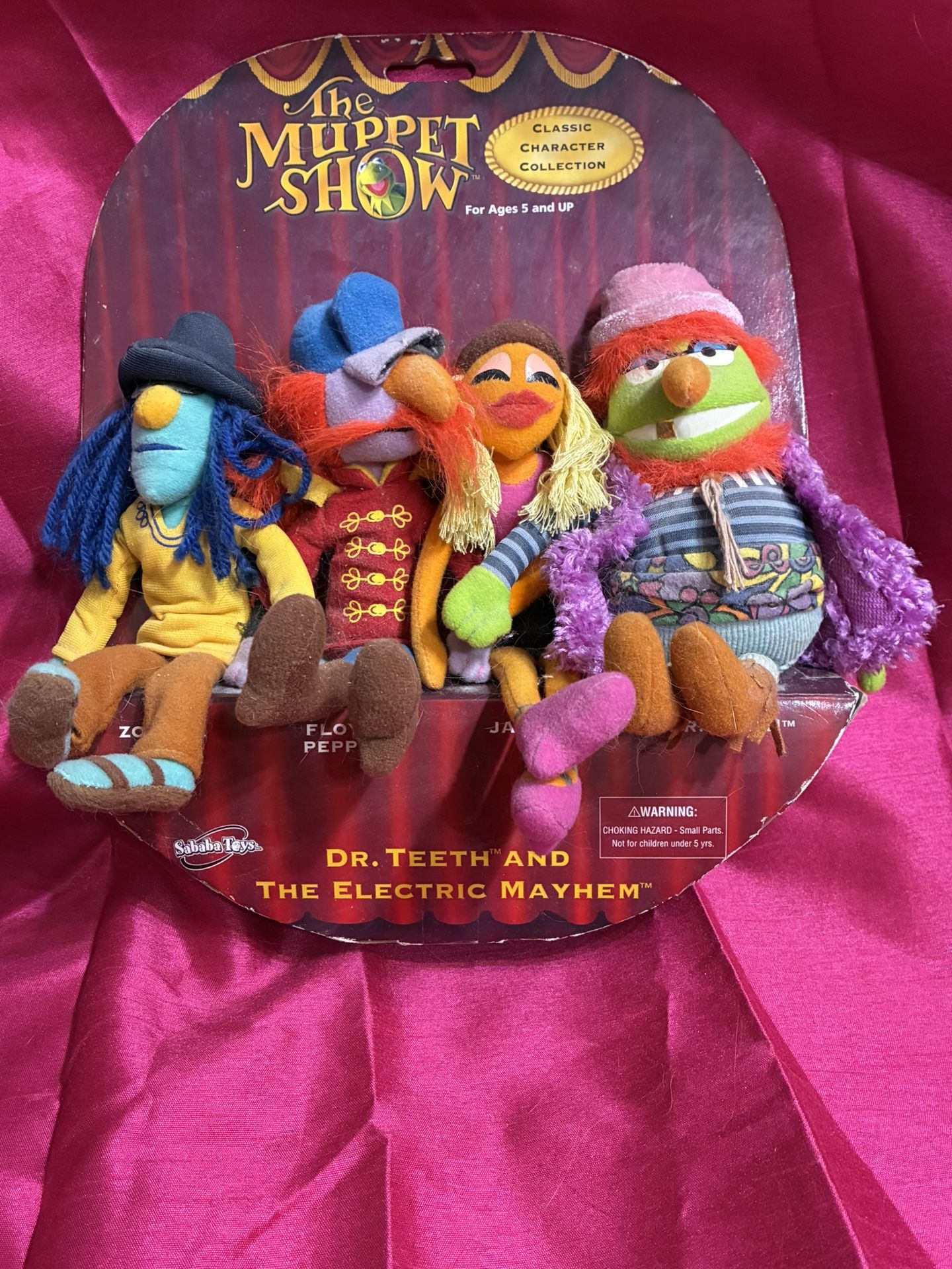 Dr. Teeth and the electric mayhem plush set