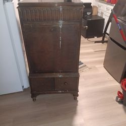 1920 Phonograph Solid Wood 