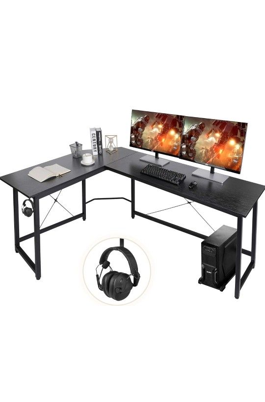 66.5‘’ L-Shaped Home Office Desk