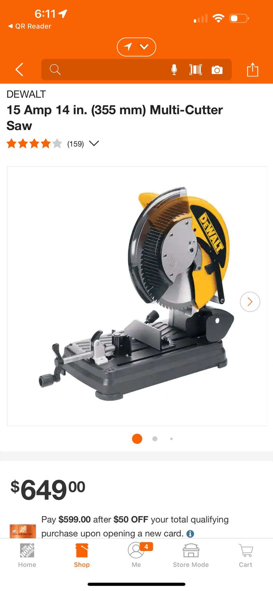 New 15 Amp 14 in. (355 mm) Multi-Cutter Saw /3  New Milwaukee 49-93-7840 14 in. STEELHEAD Diamond Cut-Off Blade