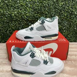 Size 4.5Y/6W And 5Y/6.5W - Nike Jordan 4 Retro Oxidized Green New