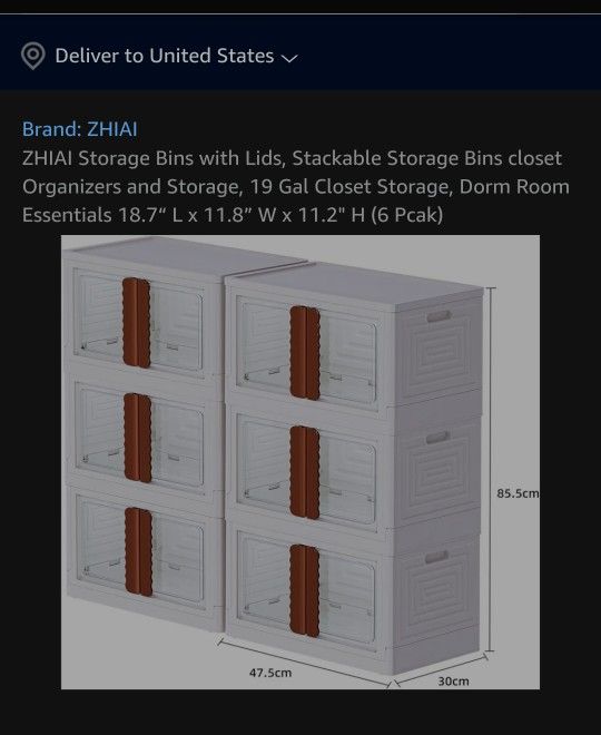 Stackable Storage (NOT FREE TAKING OFFERS