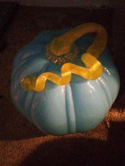 Glass pumpkin