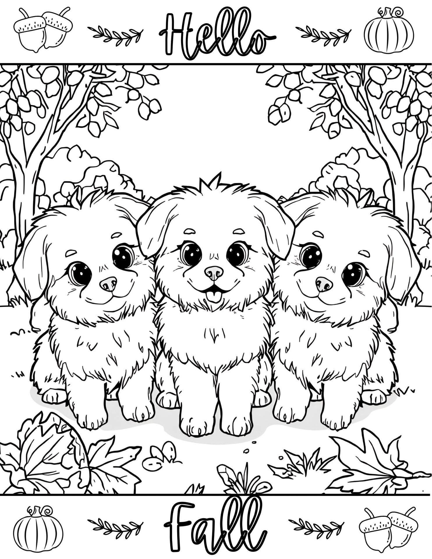 Hello Fall TROT Doodles 2025