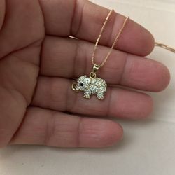 14k gold plated necklace