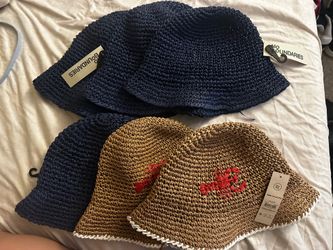 Straw Bucket Hat