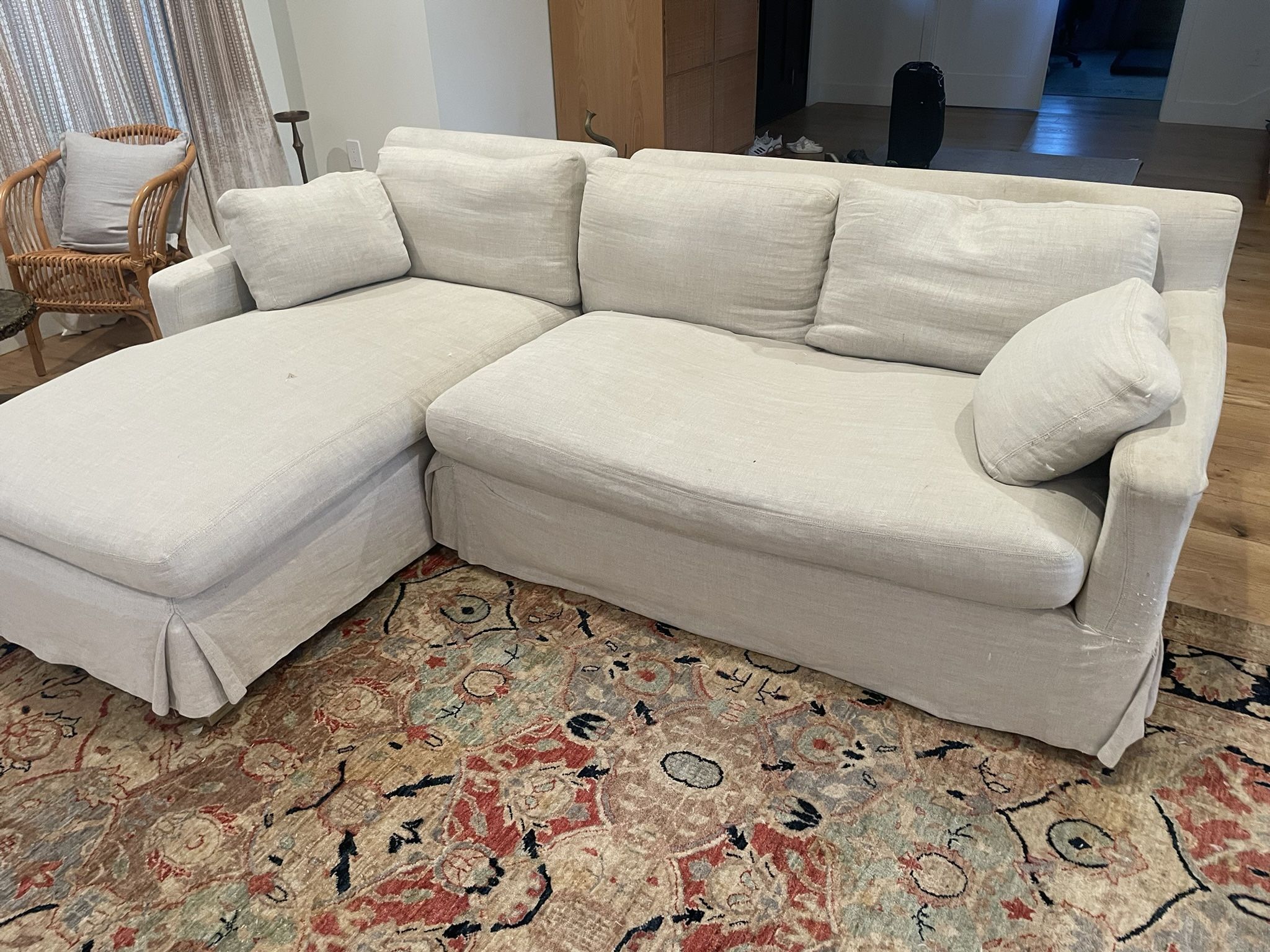 Restoration Hardware Couch & Chair