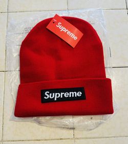 Supreme Red Box Logo Beanie – NWT