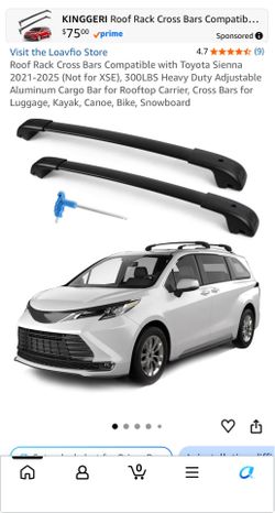 Sienna roof rack