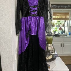 Girls Witch Dress Size Medium 6, 7, 8 