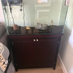 29 Gallon Fish Tank W Stand 