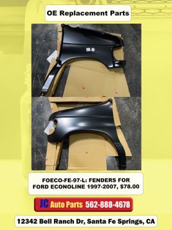 Driver Side Fenders For Ford Econoline 1997-2007