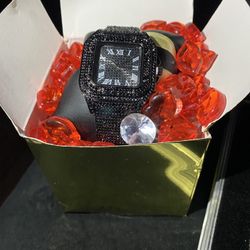 Black Ice Stones Unisex Resizable Happy Valentines Day Peace