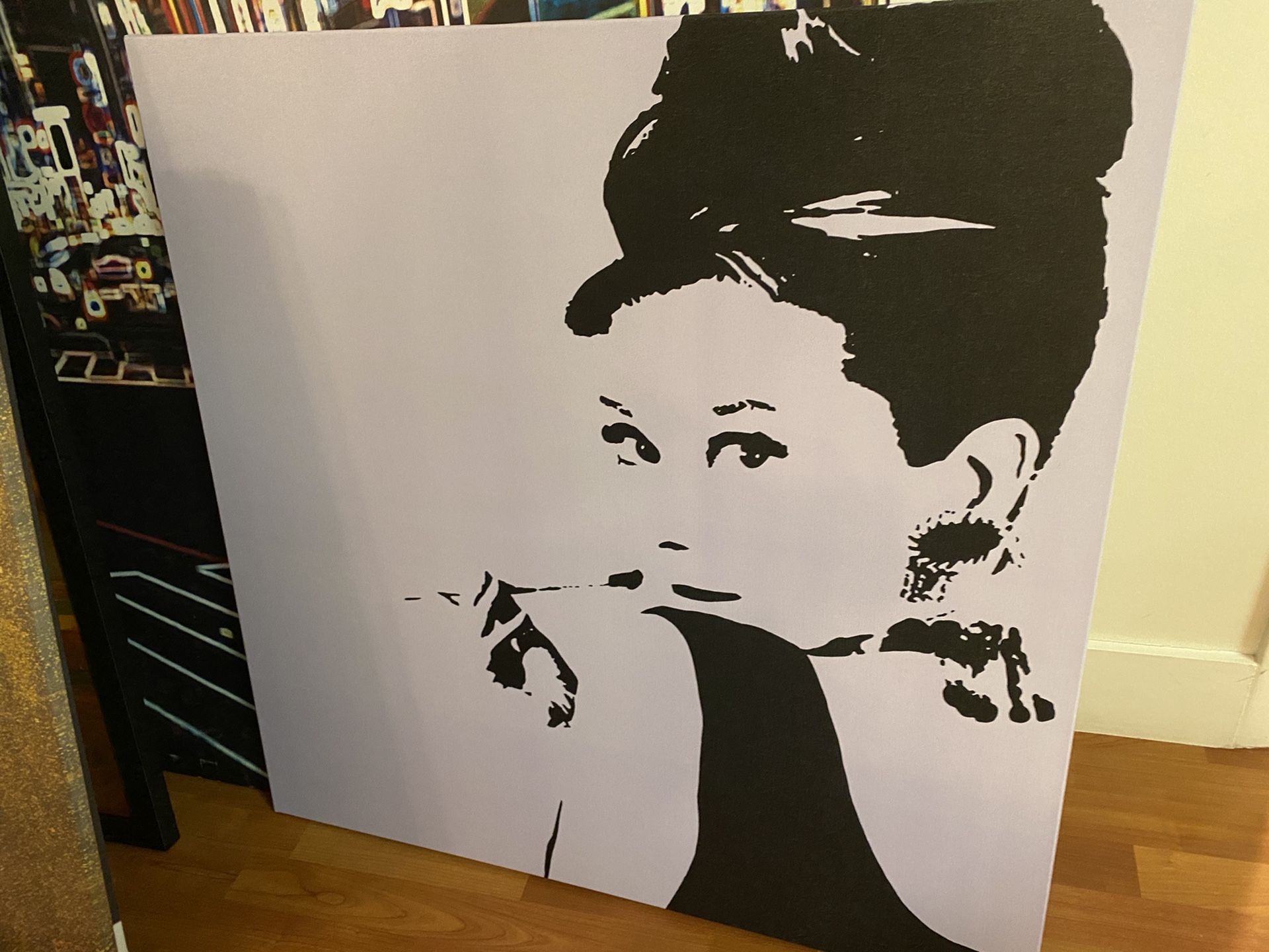 Ikea Wall art Audrey Hepburn LIKE NEW for Sale in North Miami Beach, FL
