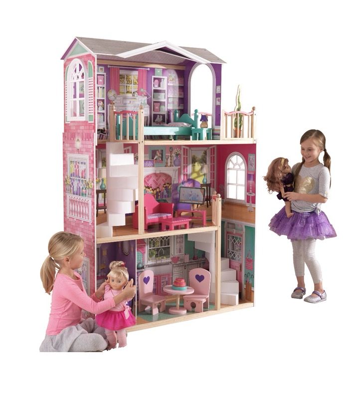 New In Box KidKraft 18-Inch Dollhouse Doll Manor