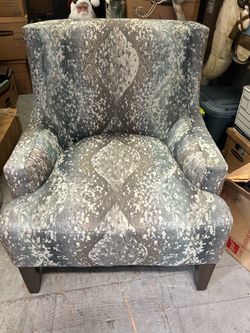 Overstuffed armchair