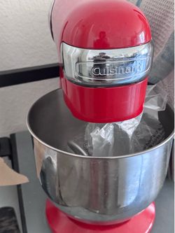 Cuisinart SM-50R 5.5-Quart Stand Mixer, Ruby Red