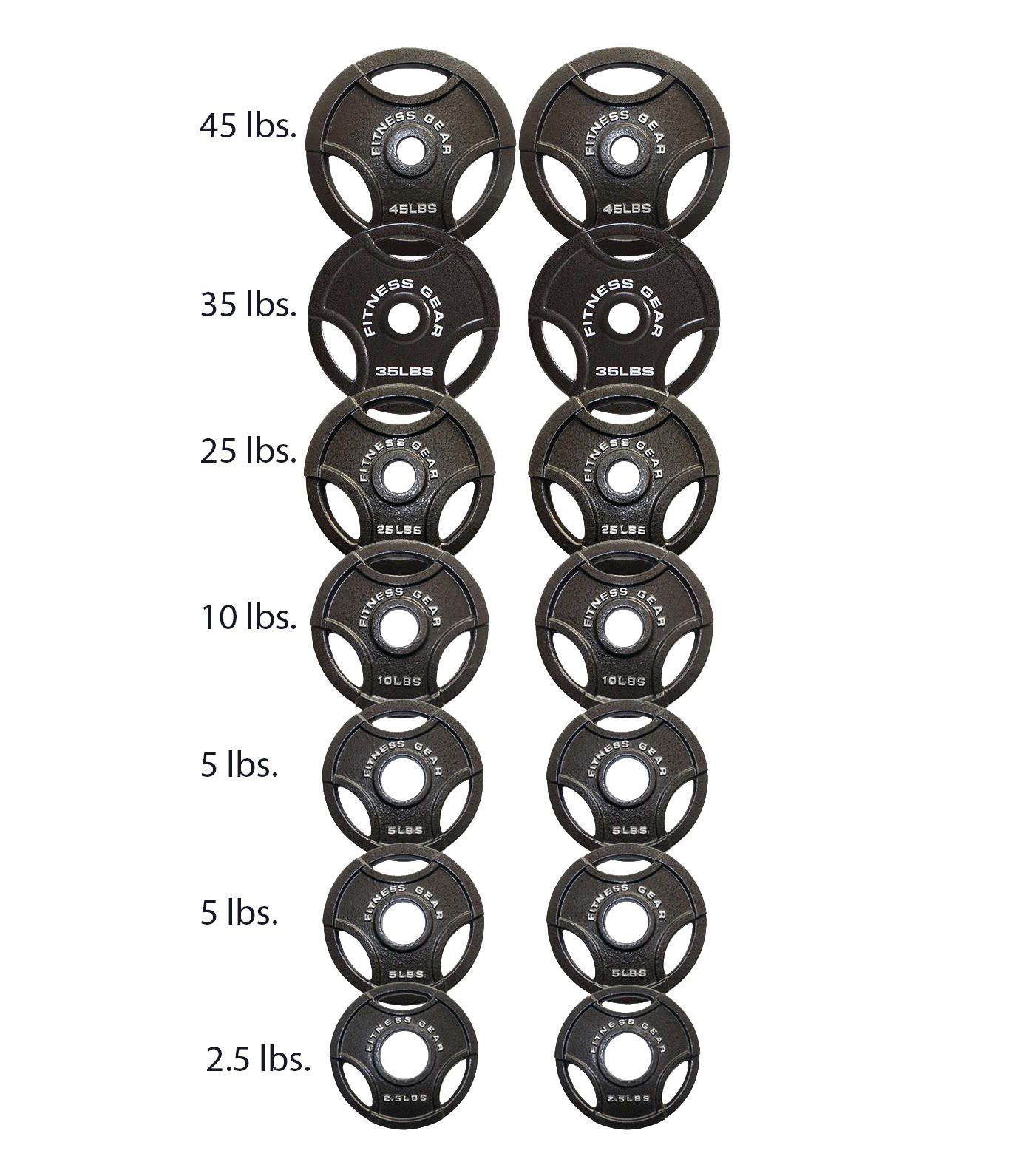 300lb Olympic Weight set