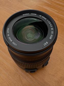 Sigma 18-50mm f/2.8-4.5 DC OS HSM Lens
