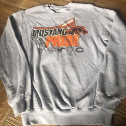 Clio Mustangs Adult Unisex Size Small Crew Sweatshirt