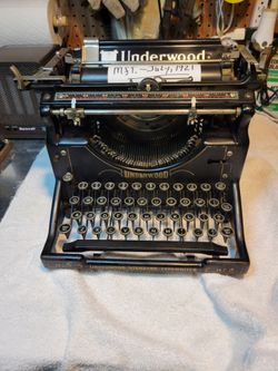 Antique Underwood typewriter