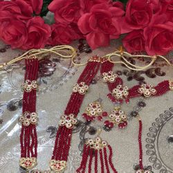 Indian/pakistan Jewlery Bride Wedding Party 5 Pc Set 