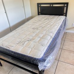 Cama Twin Size Nueva En Su Caja