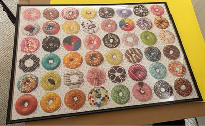 Puzzle Wall Art - Donuts