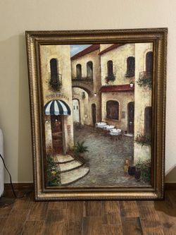Oil painting large frame