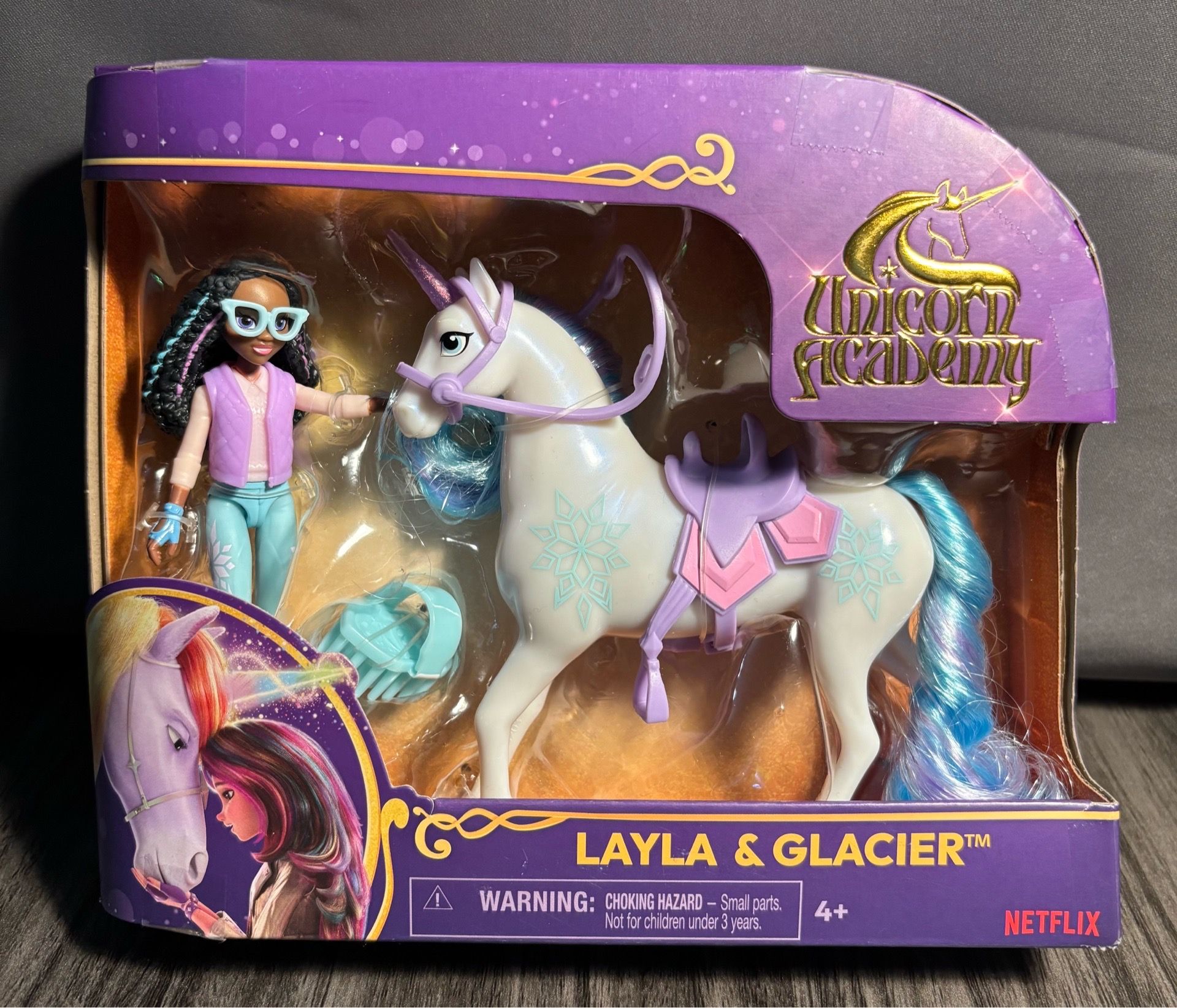 Unicorn Academy Layla & Glacier Doll & Unicorn