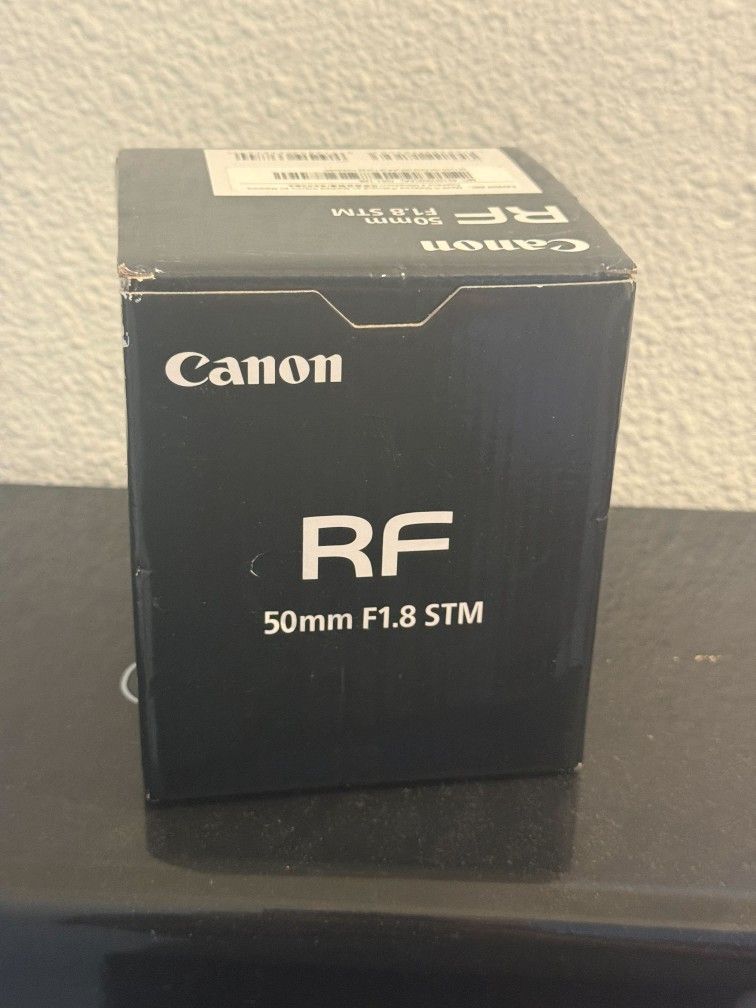 Canon RF 50mm F1.8 STM Lens ~ Brand New!