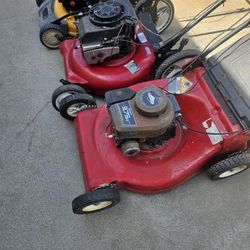 Three Lawnmowers NOT RUNNING 