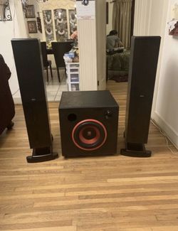 Speaker an subwoofer