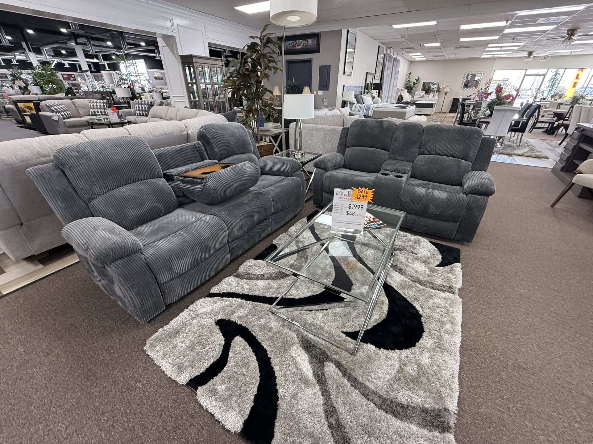 2 Pc Sofa And Loveseat 