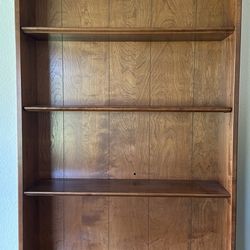 Ethan Allen Bookshelf, Cabinet Topper.