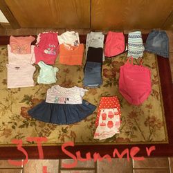 Girls 3T Summer Clothes