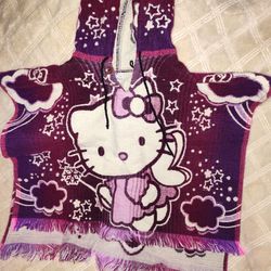 Brand New Hello Kitty Poncho Size 4-5