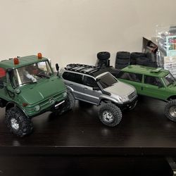 1/24 Scale Rc Crawler Lot Scx24 Fcx24 Fcx24m 