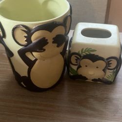 Monkey Bathroom Set 
