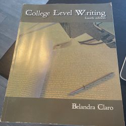 College Level Writing 4th Edition
