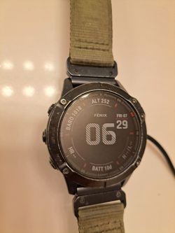Garmin Fenix 6 sappharie watch (battery needed)
