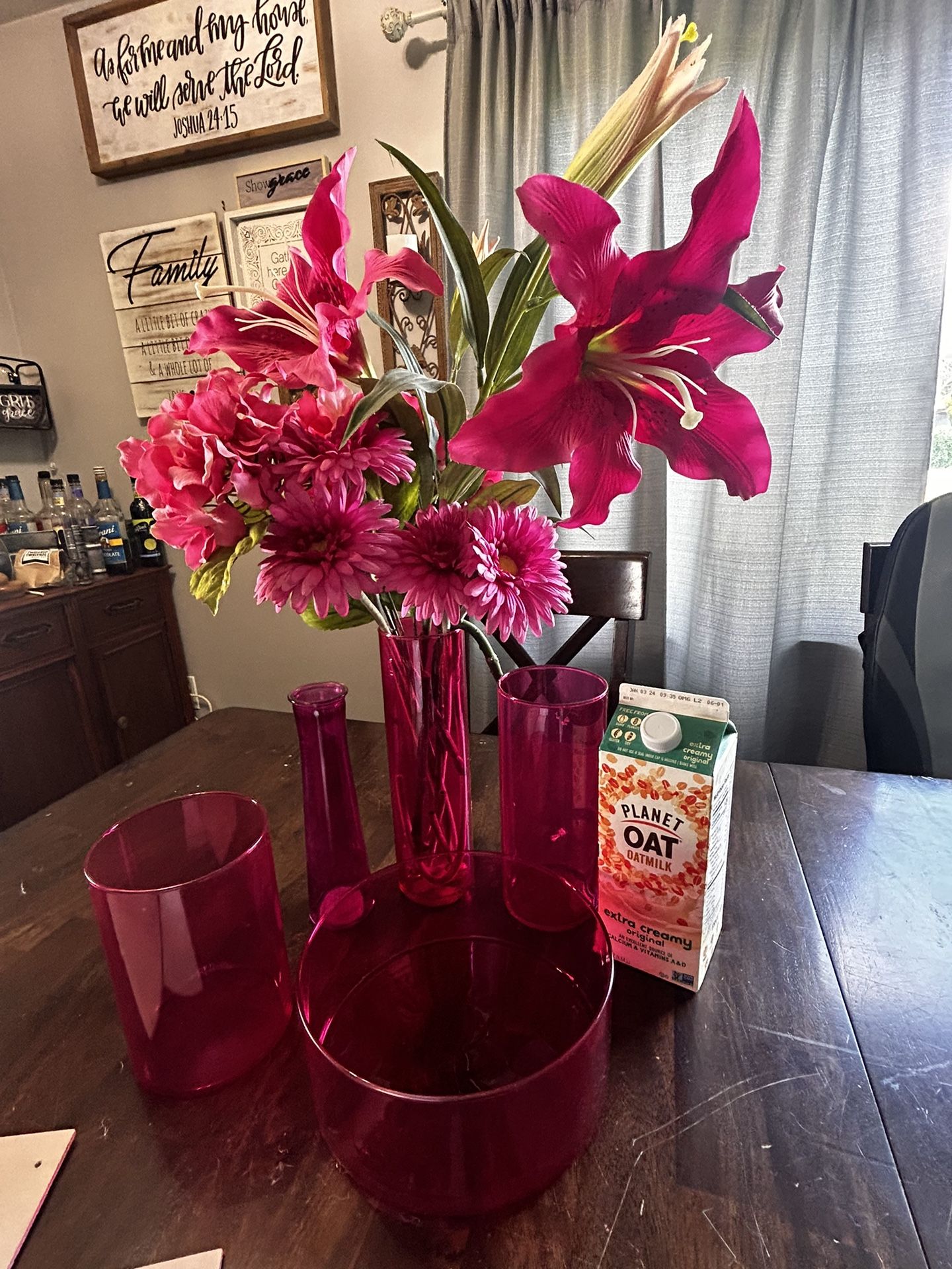 Pink Vase Flower Collection From IKEA