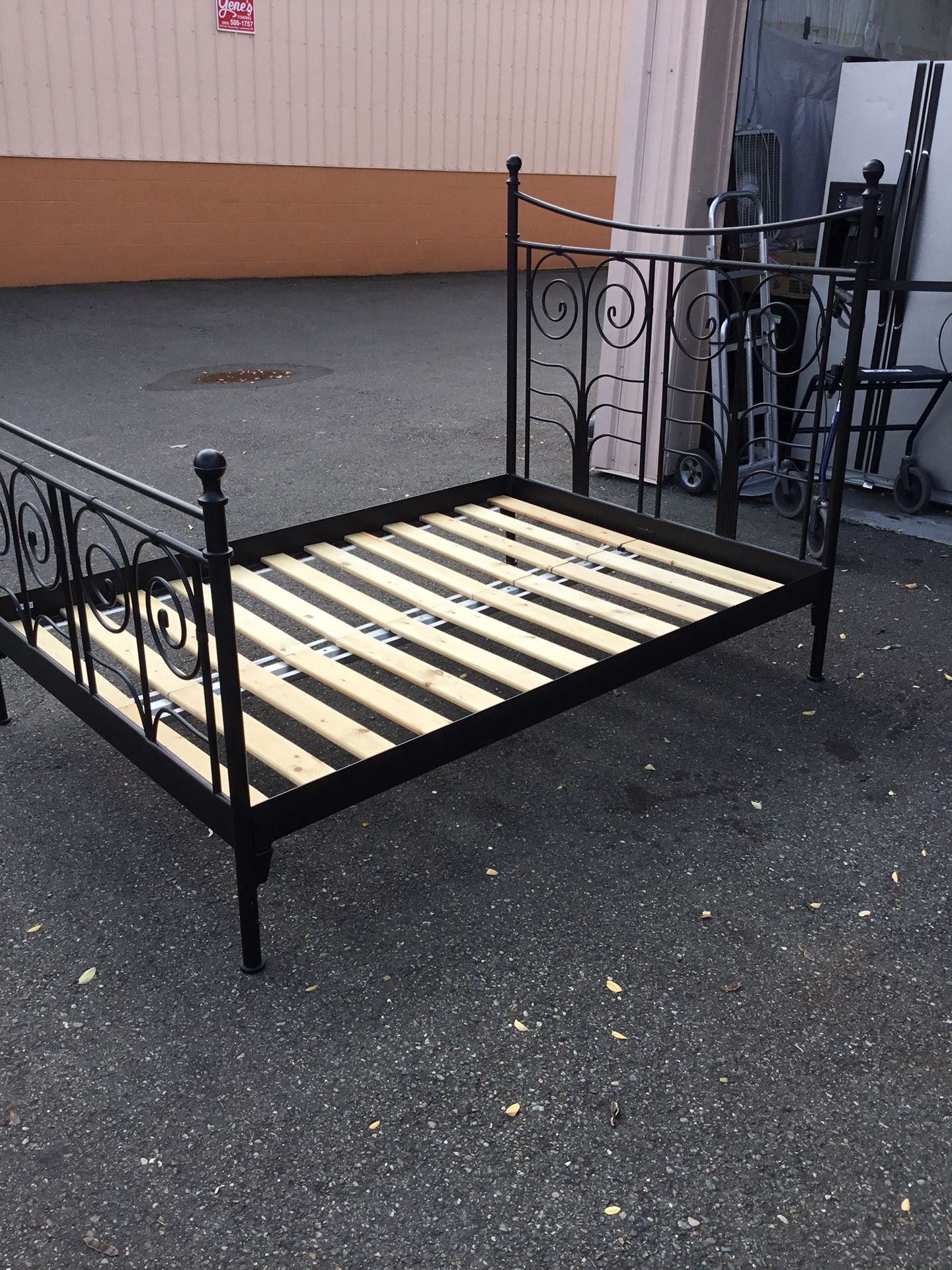 Very a Nice a Full Sized Metal Bed Frame - Delivery Available