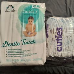 142 Size 3 Diapers 