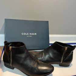 Cole Haan Black Leather Bootie