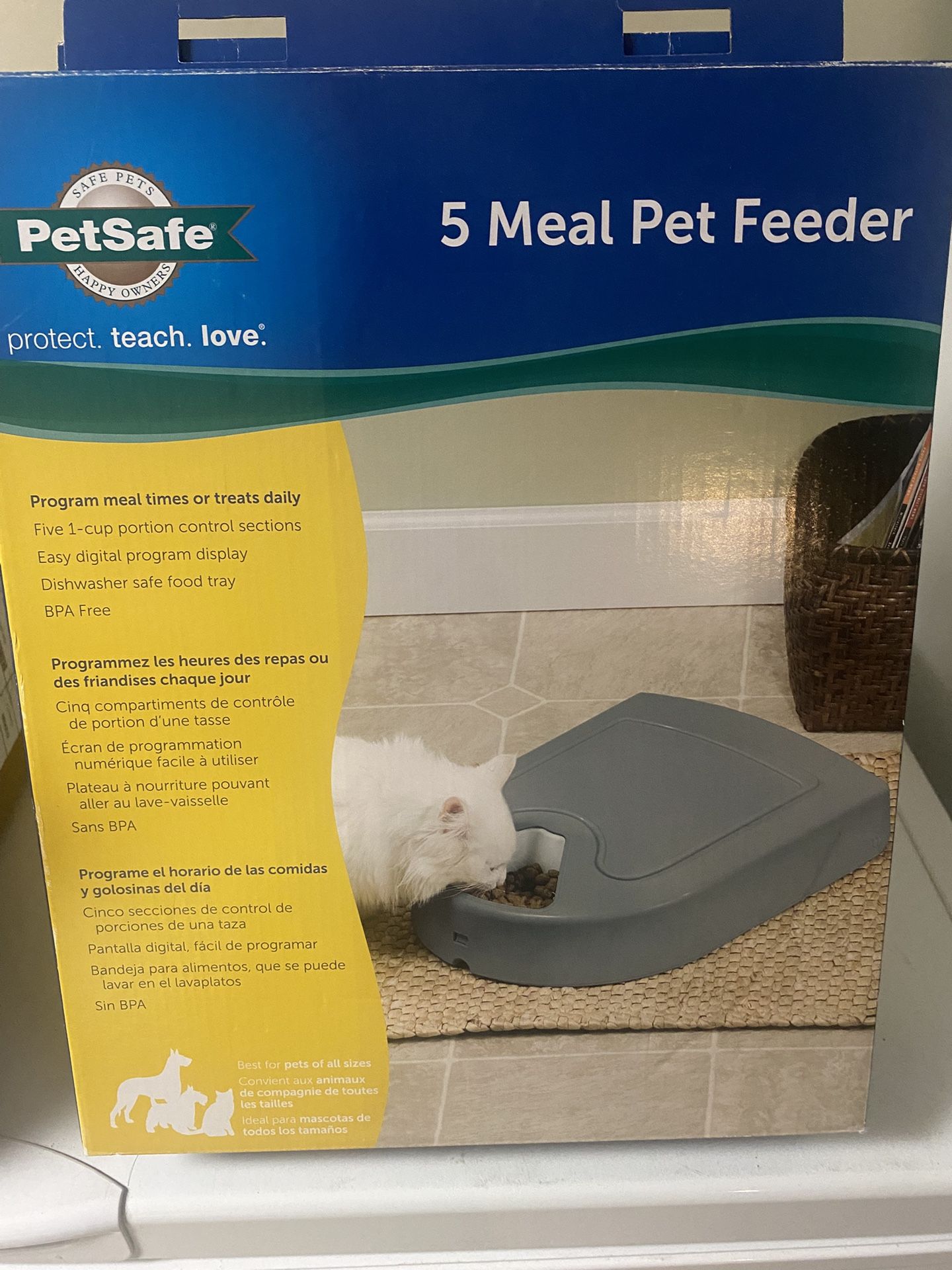 5 MEAL PET FEEDER
