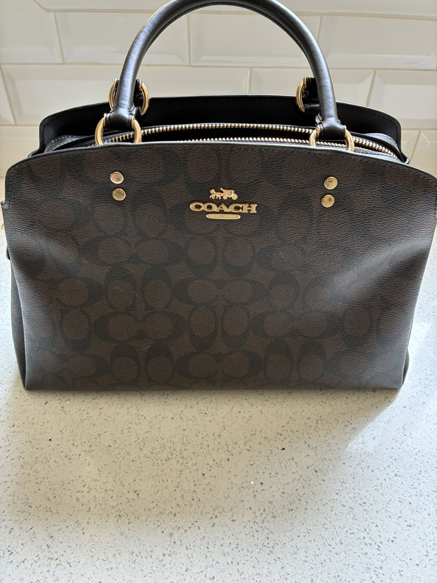 Coach Signature Monogram Purse